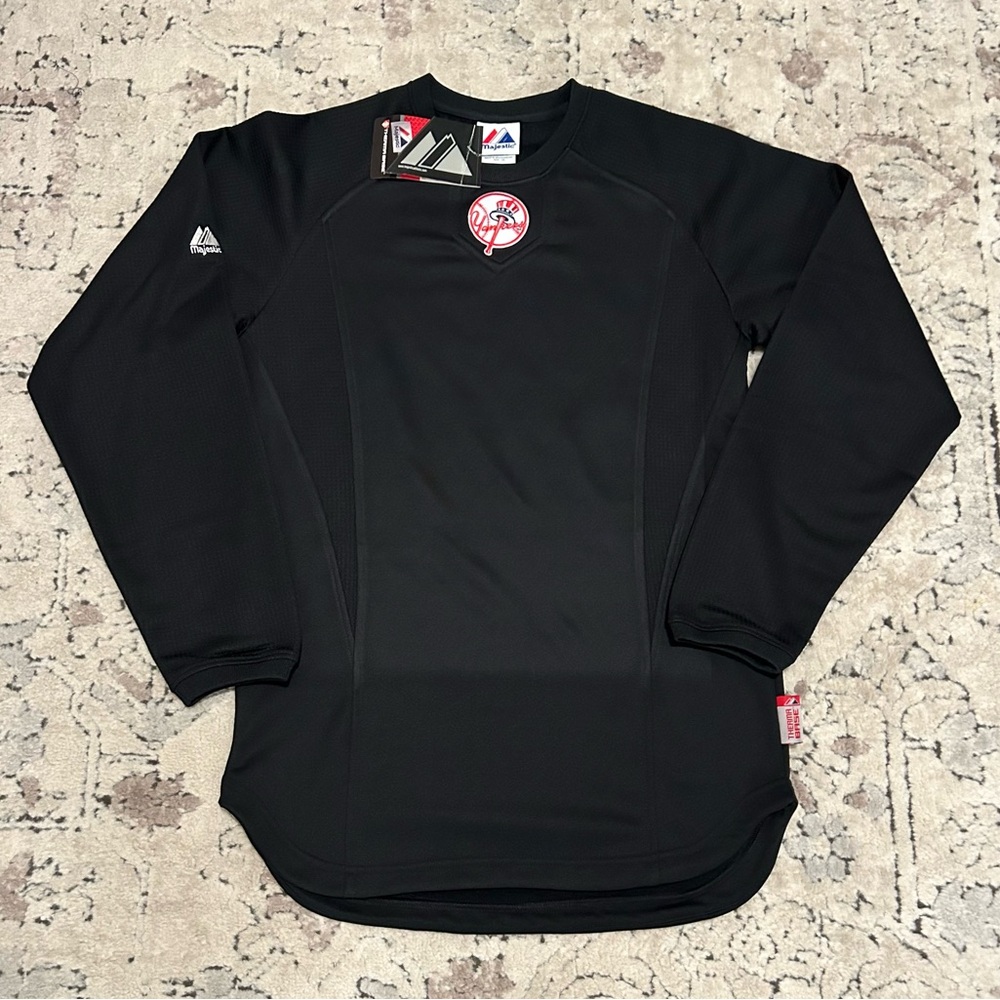 Majestic Authentic New York Yankees Therma Base Pullover Sweatshirt Youth Sz: XL